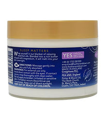 Close-up of ingredients label on Magnesium Sleep Butter