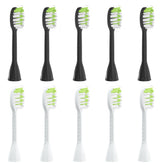 Feihead replacement toothbrush heads 10-pack for Philips Sonicare One in black and white