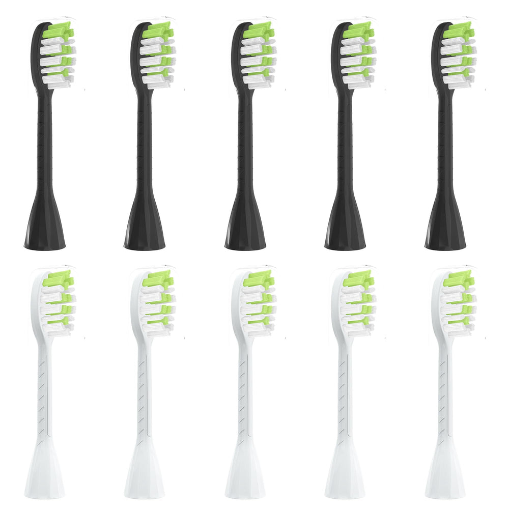 Gum-friendly soft contoured bristles by Feihead