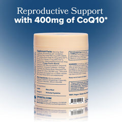 Female reproductive and sexual health support supplement imagery