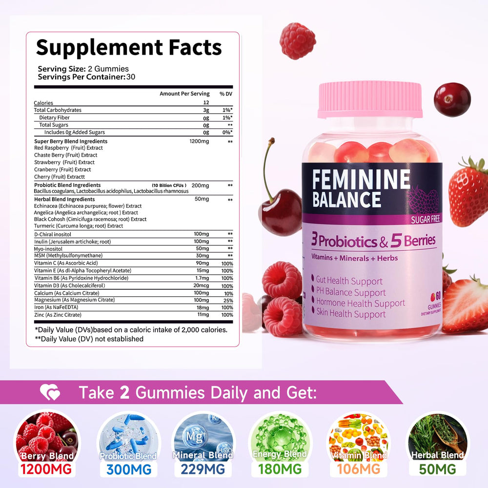 Illustration of cranberry and berry extracts for urinary tract support