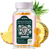 Feminine Balance Gummies bottle on white background