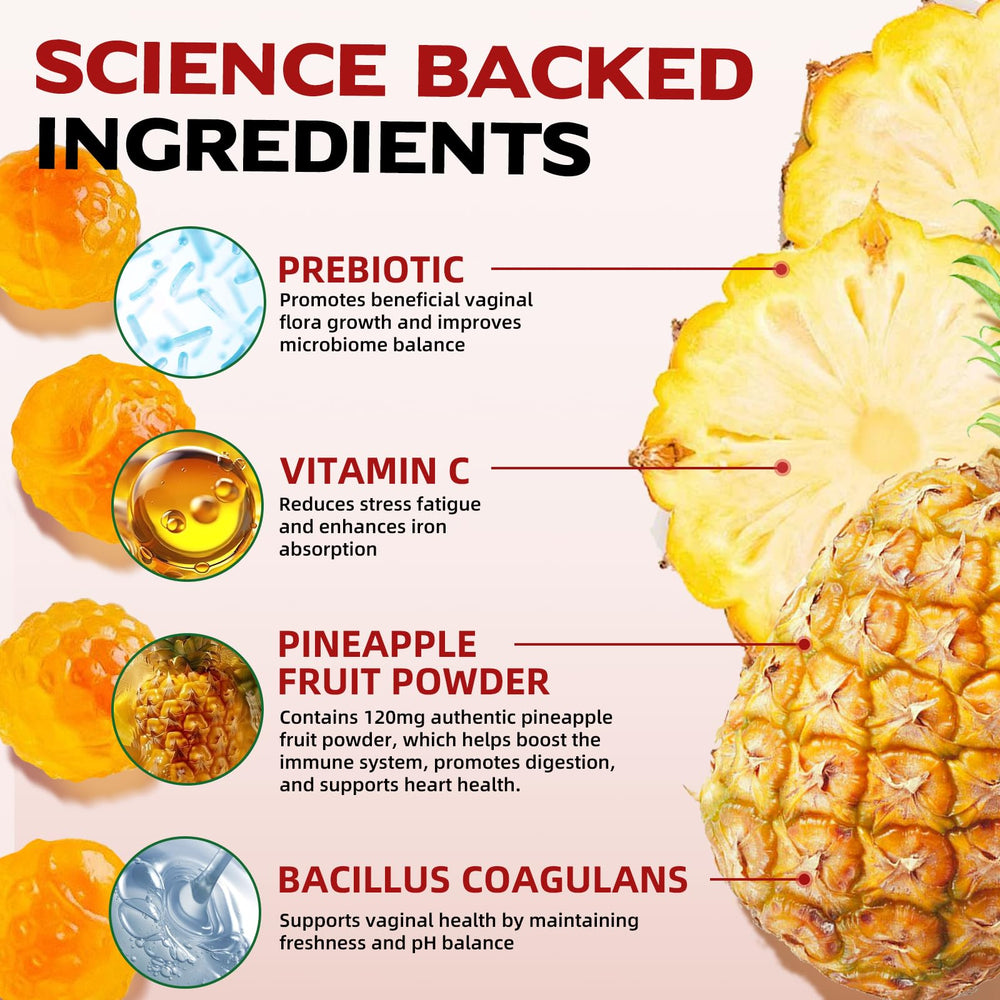 Close-up of pineapple-flavored gummies