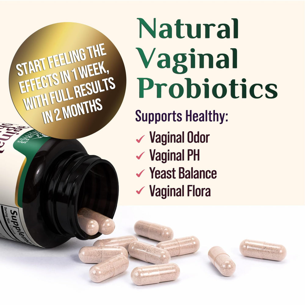 Graphic representing feminine pH balance and vaginal health