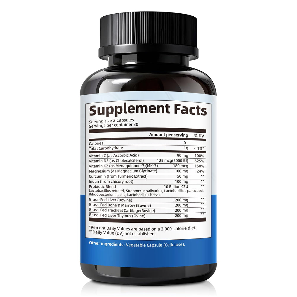 Non-GMO and gluten-free label on supplement bottle