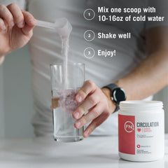 Fenix Nutrition serving scoop close-up showing 5,000 mg per scoop