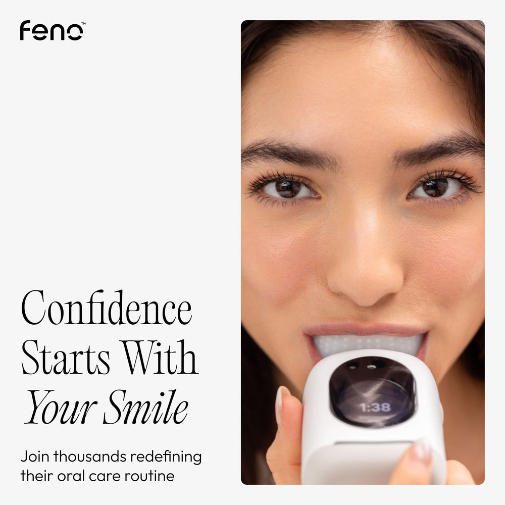 Feno Smartbrush on wireless charging dock