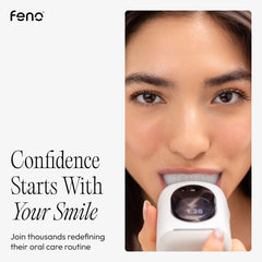 Feno Smartbrush on wireless charging dock