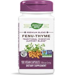 Nature’s Way Fenu-Thyme bottle label