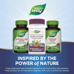 Bottle of Fenu-Thyme with 100 vegan capsules