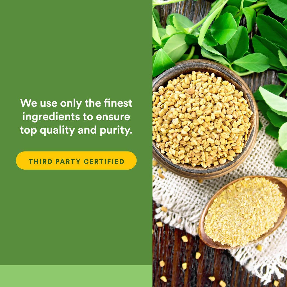 Fenugreek seeds aiding digestion