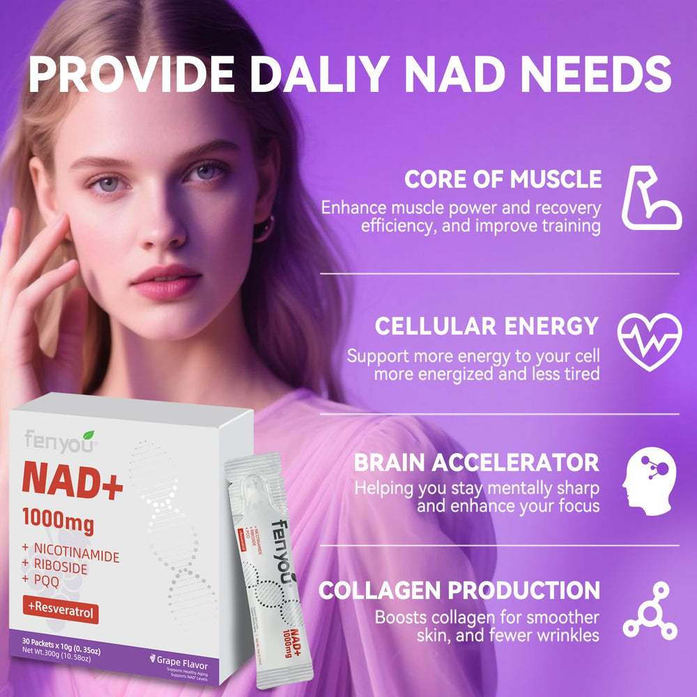 Liquid NAD supplement drops demonstrating fast absorption