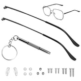 FERCAISH eyeglass replacement arm black close up