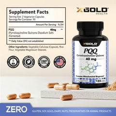 Fermented PQQ 40mg capsules