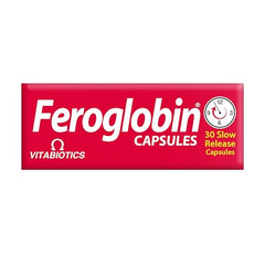 Back view of Feroglobin bottle with cap