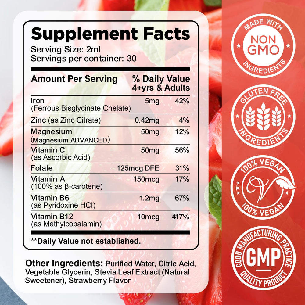 Diagram illustrating iron absorption with ferrous bisglycinate