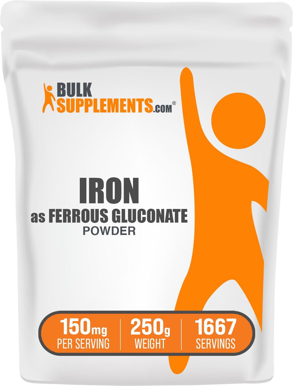 Ferrous Gluconate Powder 250 g front view