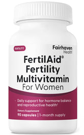 Fairhaven Health FertilAid for Women bottle on a white background