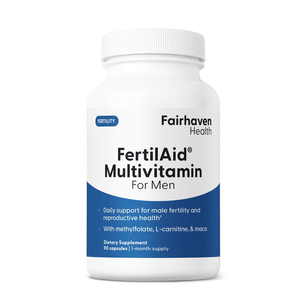 FertilAid for Men bottle and box on white background