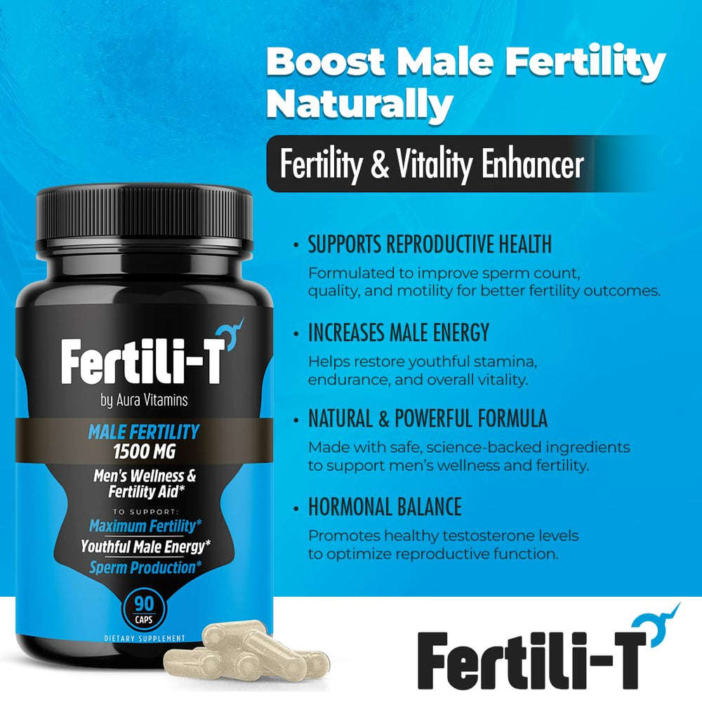Energy and wellness concept featuring Fertili-T