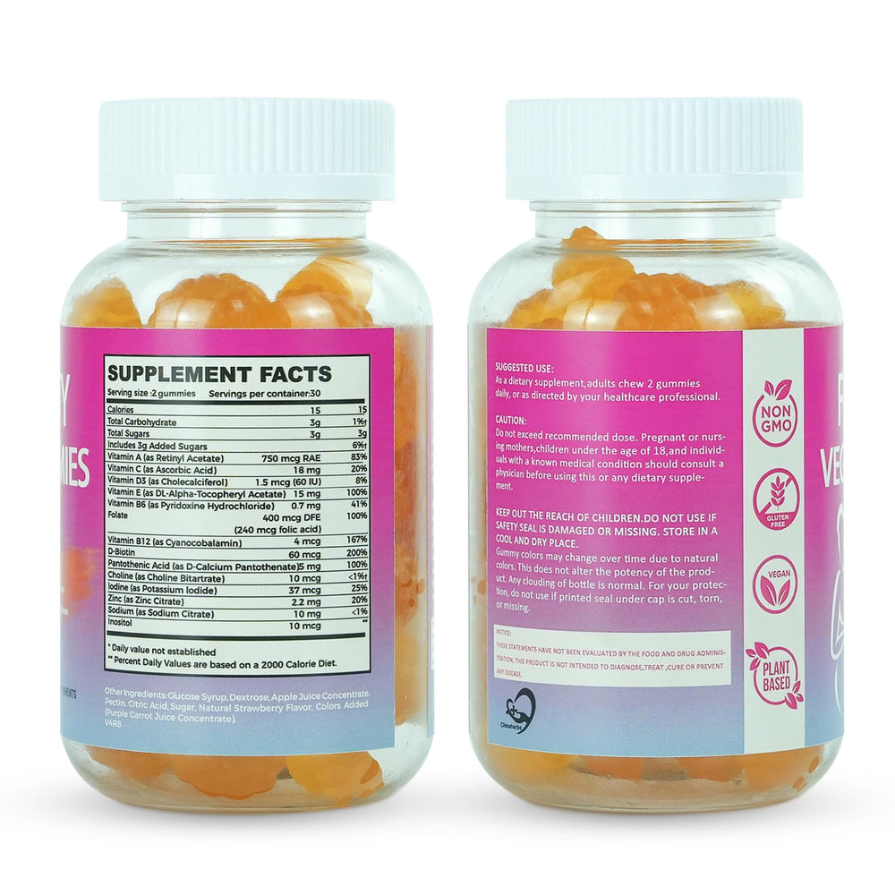 Gummies being taken as part of a daily fertility routine.