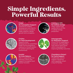 Vitex Chasteberry and Myo-Inositol components in gummies