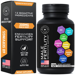 Hero image: Fertility Supplements for Men bottle