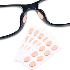 Festful foam eyeglass nose pads kit - 20 pairs, skin color, 9x6mm, 1mm thick