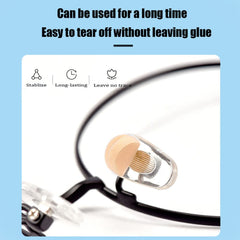 Nose pads suitable for both eyeglasses and sunglasses