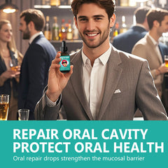 On-the-go gum health care with portable Gum Restore Drops