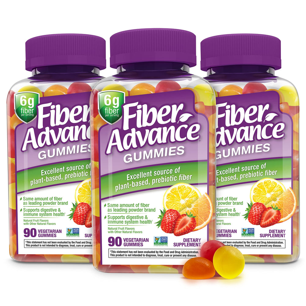 Fiber Advance Gummies bottle front view
