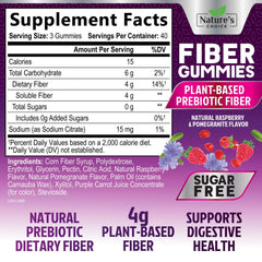 Box and bottle of sugar-free fiber gummies 120 gummies (pack shot)