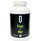 Bottle of Fiber N Mor Digestive Supplement by Omnitrition with Psyllium Husk and Lactobacillus Acidophilus