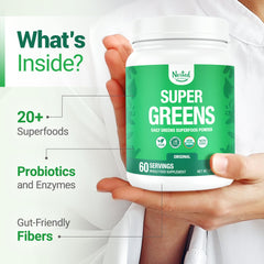 Graphic depicting fiber and probiotic blends for gut health