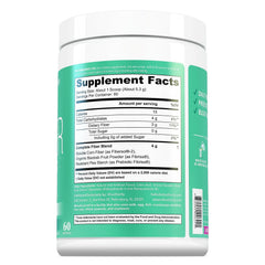 Serving scoop of prebiotic fiber detox powder