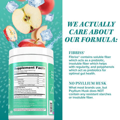 High-quality fiber supplement featuring patented Fibriss