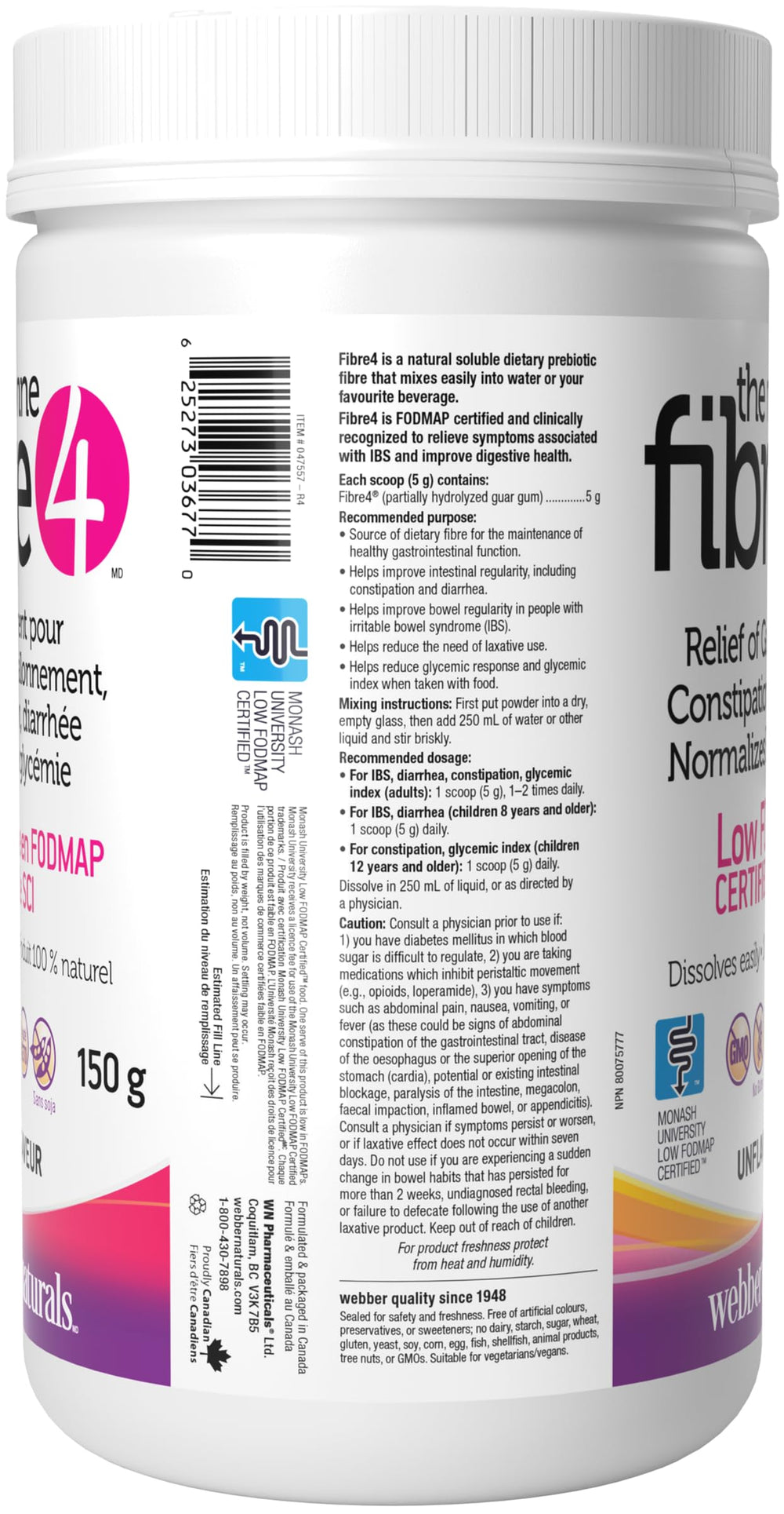 Illustration of regularity benefits with Fibre4 for IBS