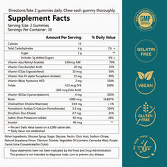 Healthy skin glow from Ficpoud Biotin Gummies