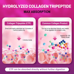 Unflavored collagen powder dissolving in a beverage