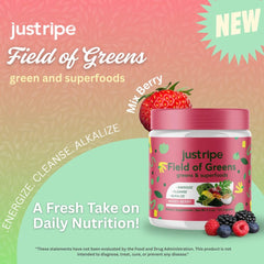 Organic chlorella powder in Field of Greens blend