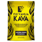 Fiji Vanua Kava Premium Loloma Waka Kava root powder in 1 lb package