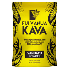 Fiji Vanua Kava Vanuatu Powder 16 oz packaging