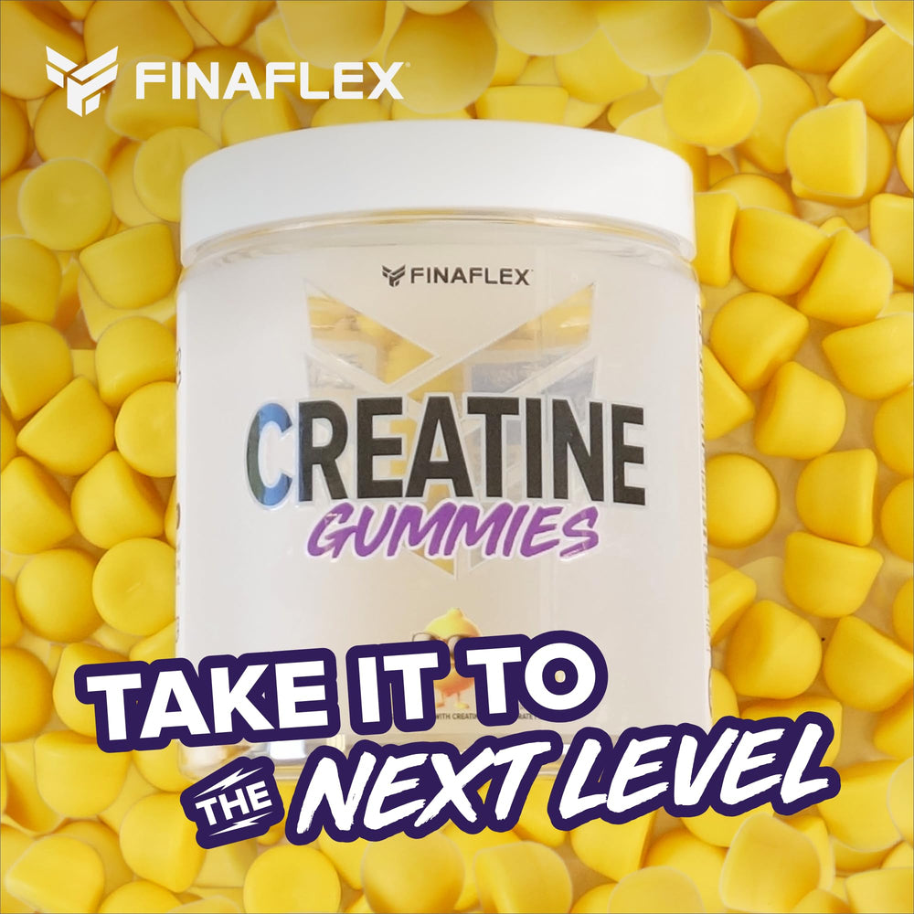 Serving size of FINAFLEX Creatine Gummies: 1 gummy, 5g Creatine Monohydrate