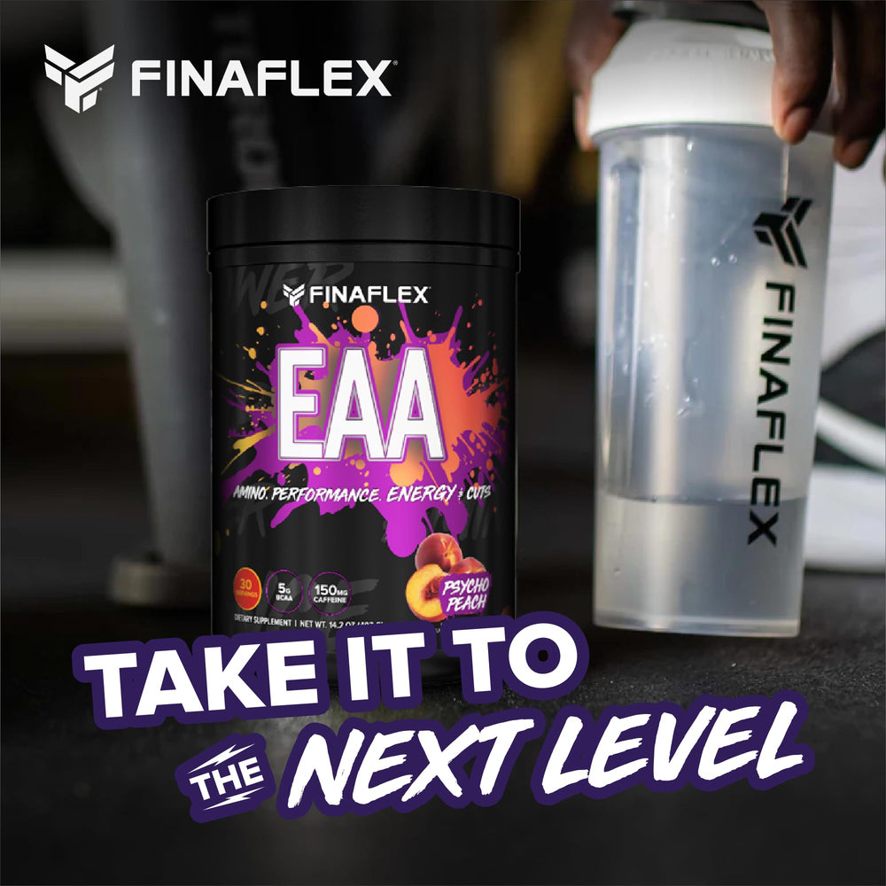 Psycho Peach flavor imagery for FINAFLEX EAA