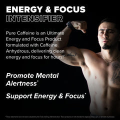 FINAFLEX Pure Caffeine capsules in hand suggest convenient daily dose for mental clarity