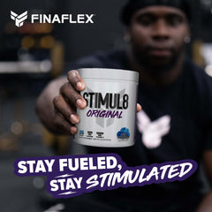 FINAFLEX STIMUL8 irisindxd ingredient highlighted for performance potential.