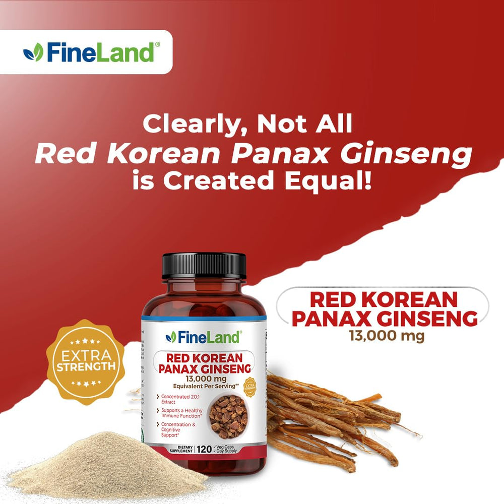 High-potency Panax Ginseng for energy and stress support