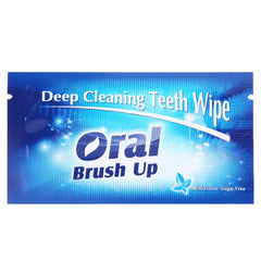 Portable disposable teeth wipes for travel