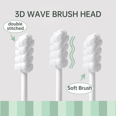 One finger toothbrush with case