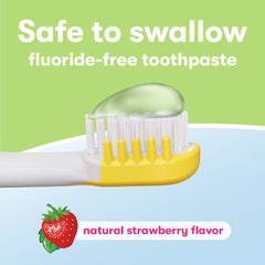 All kit components: toothbrush and toothpaste